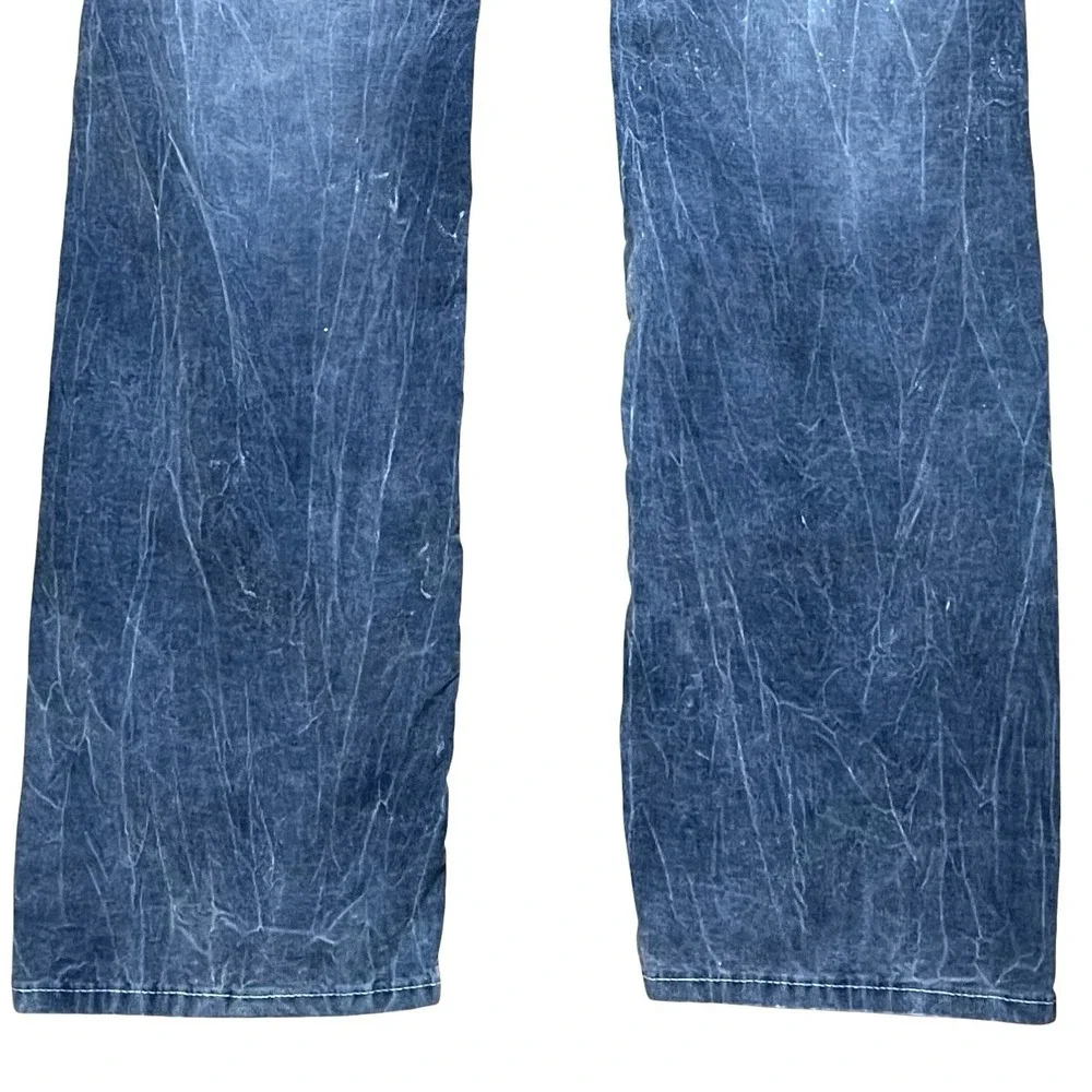 True Religion Ricky Relaxed Straight Corduroys Mens 33, Fits 34x33 Fade Whiskers